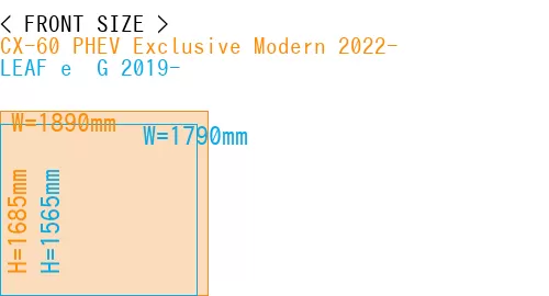 #CX-60 PHEV Exclusive Modern 2022- + LEAF e+ G 2019-